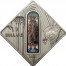 Palau AUGSBURG CATHEDRAL PROPHET JONAH $10 Series SACRED ART Silver coin 2012 Antique finish Stained Glass 1.6 oz